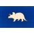 Dinozaur 10x5,5cm     (nr 4)    , pokój dziecka , panel ścienny sklejka